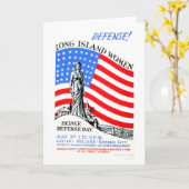 De Vrouwen WO.II 1941 WPA van Long Island Kaart (Gele Bloem)