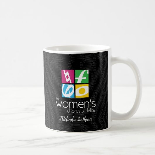 De vrouwenorganisatie Dallas Logo Koffiemok (Rechts)