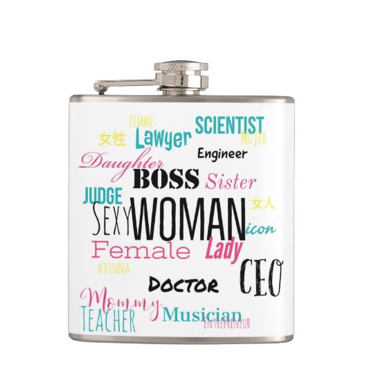 DE VROUWENVLAK HEUPFLES (Voorkant)