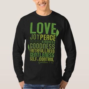 De Vrucht van de Geest geeft Christelijke Bijbel V T-shirt