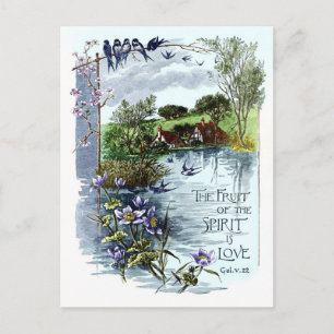 De vrucht van de geest is liefde briefkaart