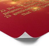 DE VRUCHT VAN GODEN Heilige Geest Poster (Hoek)