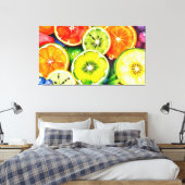 DE VRUCHT VAN HET LEVEN 8 CANVAS AFDRUK (Insitu (Slaapkamer))