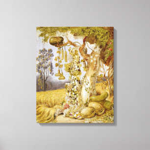 De vruchtbaarheid van de aarde canvas afdruk