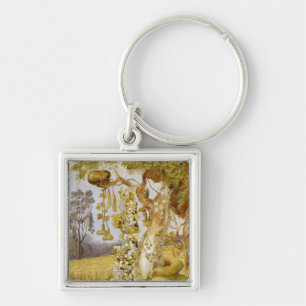 De vruchtbaarheid van de aarde sleutelhanger