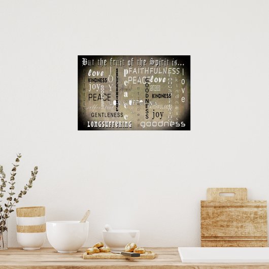 De vruchten van de gedistilleerde drank poster (Keuken)