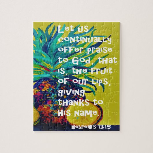 De vruchten van onze lippen legpuzzel (Verticaal)