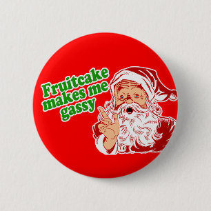 De vruchtencake maakt me Gasachtig Ronde Button 5,7 Cm