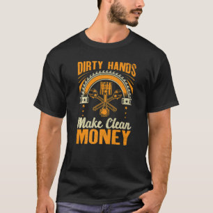 De vuile handen maken een schone auto-auto-vent pa t-shirt