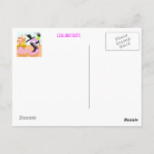 De vuilnisman briefkaart (Achterkant)