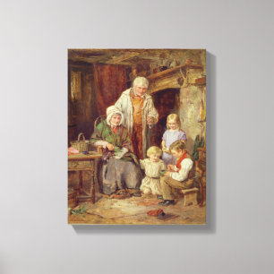 De vullingen canvas afdruk