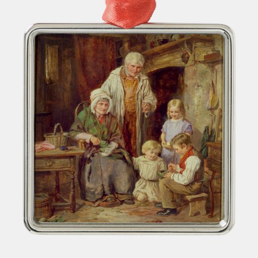 De vullingen metalen ornament (Voorkant)