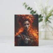 De vuurgodin briefkaart (Staand voorkant)