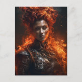 De vuurgodin briefkaart (Voorkant)