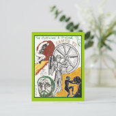 De Vuurhaard van Dante, Canto VII Briefkaart (Staand voorkant)