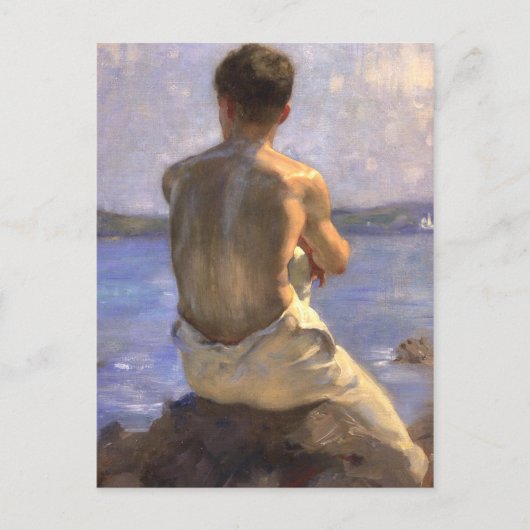 De vuurtoren briefkaart (Voorkant)