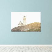 De vuurtoren canvas afdruk (Insitu (Houten vloer))