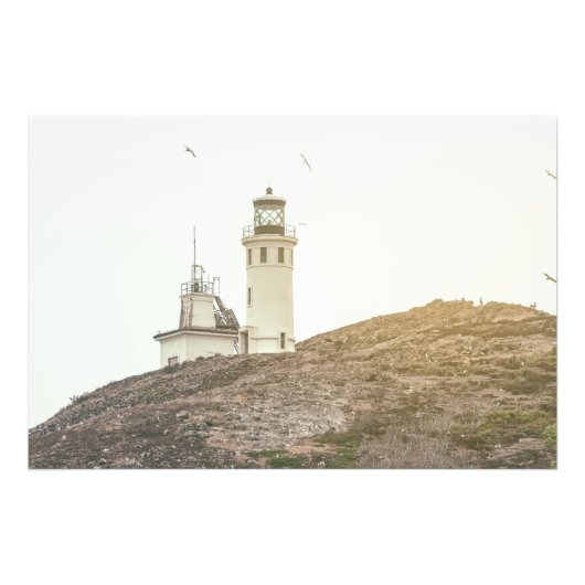 De vuurtoren foto afdruk (Voorkant)