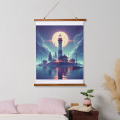 De vuurtoren hangend wandkleed (Slaapkamer)