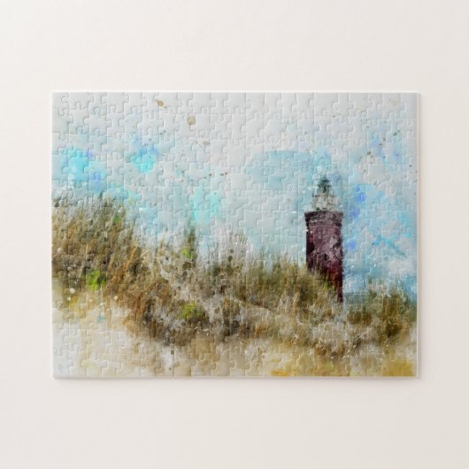 De vuurtoren - legpuzzel (Horizontaal)