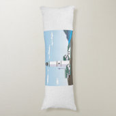 De vuurtoren op het plein - lichaamskussen (Voorkant Verticaal)