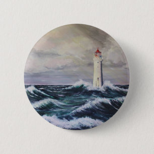 De vuurtoren ronde button 5,7 cm