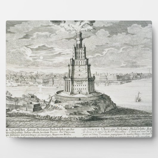 De vuurtoren van Alexandrië, plaat 9 uit 'Entwurf  (Voorkant)
