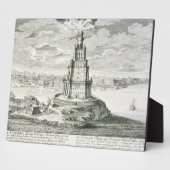 De vuurtoren van Alexandrië, plaat 9 uit 'Entwurf  (Zijkant)