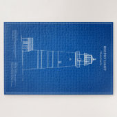 De vuurtoren van Boston - Massachusetts - AD Legpuzzel (Horizontaal)