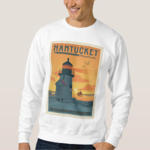 De vuurtoren van Brant Point Nantucket MA Trui