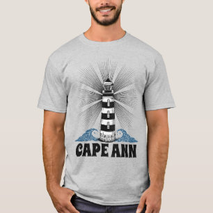 De vuurtoren van Cape Ann New England T-shirt