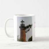 De vuurtoren van de Currituck bij het strand van C Koffiemok (Links)