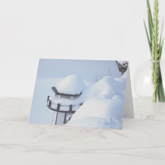 De Vuurtoren van de sneeuw Kaart (Voorkant)