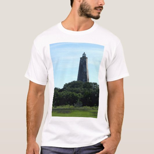 De vuurtoren van het eiland Bald T-shirt (Voorkant)