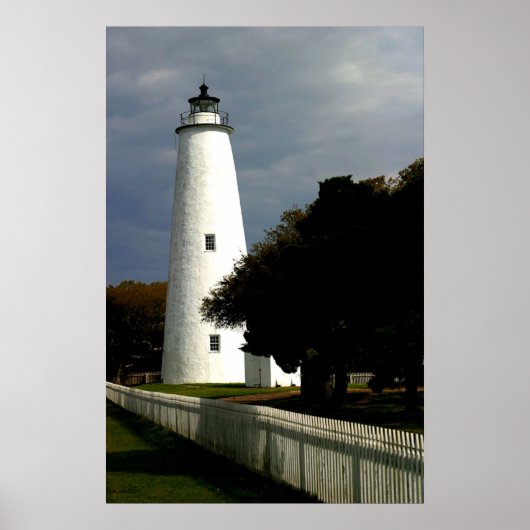 De vuurtoren van het eiland Ocracoke Poster (Voorkant)