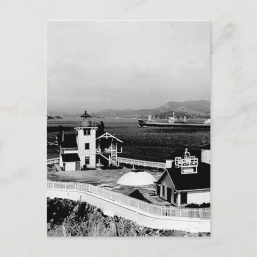 De Vuurtoren van het Eiland van de Broer van het Briefkaart (Voorkant)