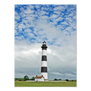 De vuurtoren van het Eiland van het Lichaam Foto Afdruk