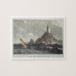 De vuurtoren van Lands End, Cornwall, f Legpuzzel