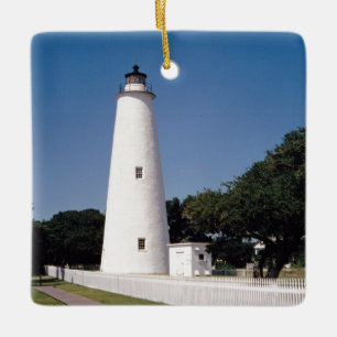 De Vuurtoren van Ocracoke Keramisch Ornament