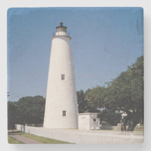De Vuurtoren van Ocracoke Stenen Onderzetter