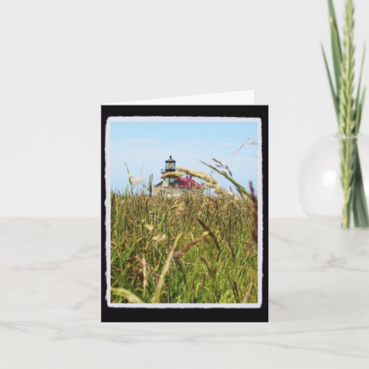 De vuurtoren van Point Cabrillo Kaart (Voorkant)