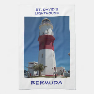 De vuurtoren van St. David, Bermuda Theedoek