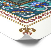 De vuurvogel van Boris Zvorykin Poster (Hoek)