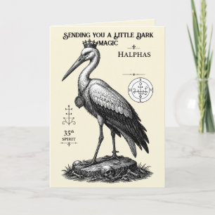 De Waakzame Ooievaar van Halphas Kaart