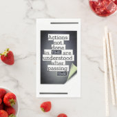 De waarde van tijd servet (Insitu)