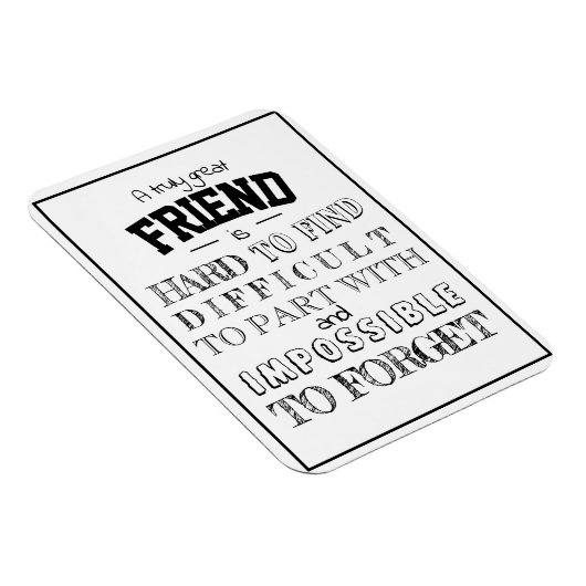 De Waardering van de vriend Dank u het manuscript  Magneet (Rechterzijde)