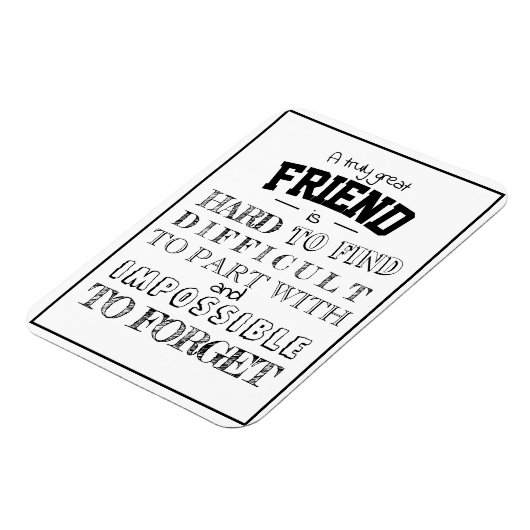 De Waardering van de vriend Dank u het manuscript  Magneet (Linkerzijde)