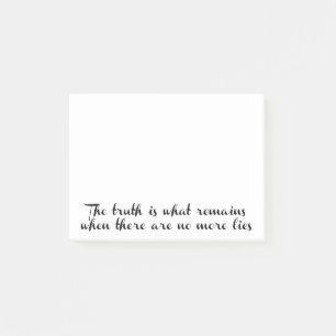 De waarheid blijft bestaan post-it® notes