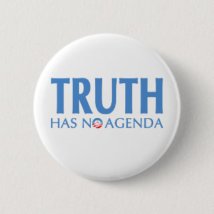 De waarheid heeft geen agenda ronde button 5,7 cm