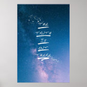 De waarheid is daar. poster (Voorkant)